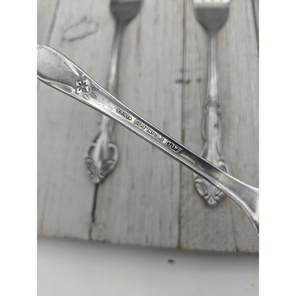 Ekco EKS35 Silverware Flatware Lot Of 21 Pieces Stainless Korea - Picture 3 of 10